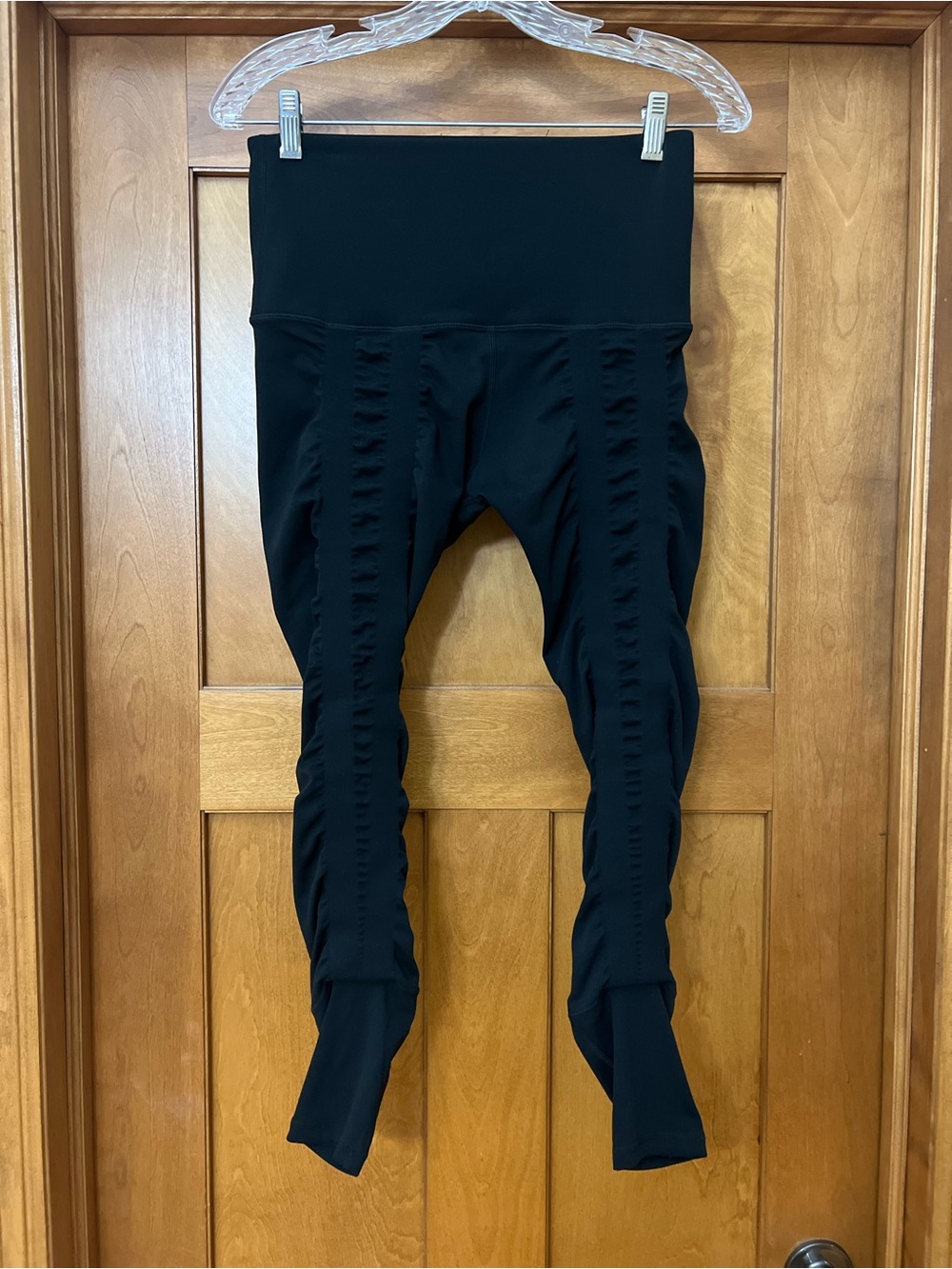 Sweetflexx Leggings Size 8 Womens Black Resistance Ruched Activewear Workout